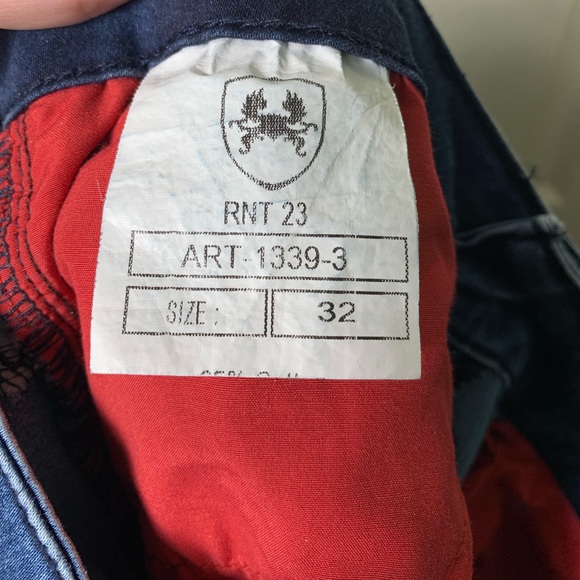 Ron Tomson | Leather Detail Moto Jeans - 32 - Picture 7 of 8